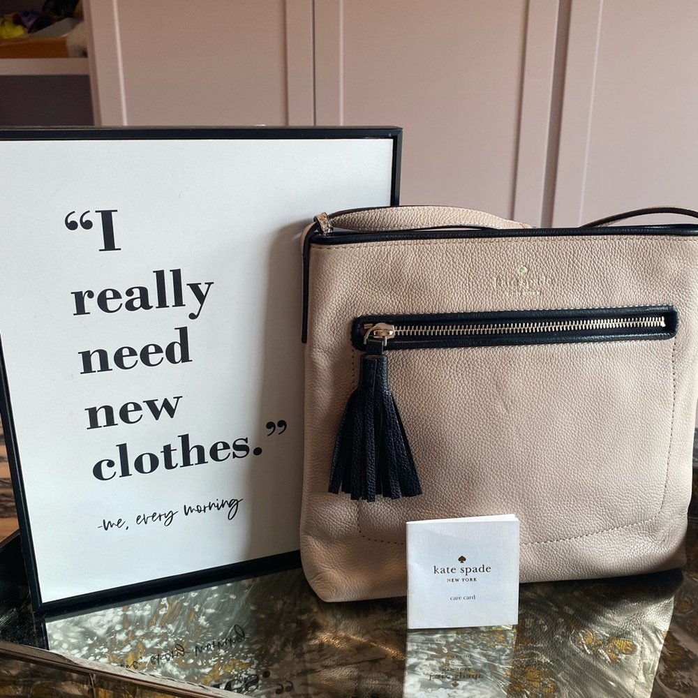 GOODBYE  Kate Spade Chester Dessi warm beigh handbag